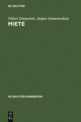 Miete - Volker Emmerich, Jürgen Sonnenschein