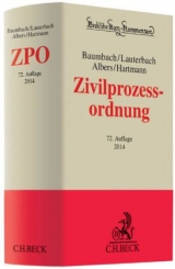 Zivilprozessordnung - Adolf Baumbach, Wolfgang Lauterbach, Jan Albers, Peter Hartmann