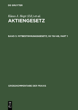 Mitbestimmungsgesetz; §§ 118-149 - 