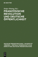 Französische Revolution und deutsche Öffentlichkeit - 