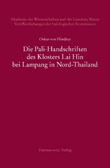 Die Pali-Handschriften des Klosters Lai Hin bei Lampang in Nord-Thailand - Oskar von Hinüber