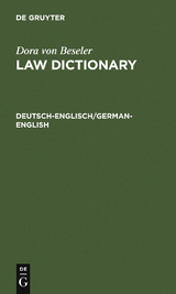 Deutsch-Englisch/German-English - 