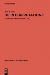 De interpretatione -  Aristoteles