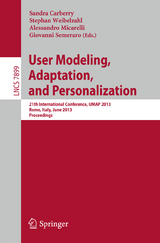 User Modeling, Adaption, and Personalization - 