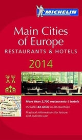 2014 Red Guide Main Cities of Europe - Michelin