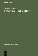 Fremde Historien - Martina Backes