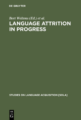 Language Attrition in Progress - 