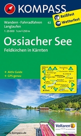 KOMPASS Wanderkarte Ossiacher See, Feldkirchen in Kärnten - KOMPASS-Karten GmbH