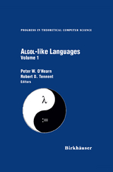 Algol-like Languages - O'Hearn, Peter; Tennent, Robert