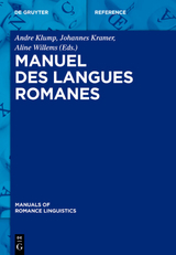 Manuel des langues romanes - 