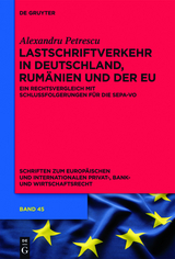 Lastschriftverkehr in Deutschland, Rumänien und der EU - Alexandru Petrescu