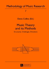 Music Theory and its Methods - 