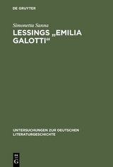 Lessings "Emilia Galotti" - Simonetta Sanna