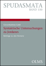 Syntaktische Untersuchungen zu Jordanes - Giovanbattista Galdi