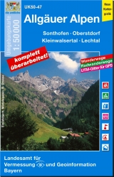 UK50-47 Allgäuer Alpen - Landesamt für Digitalisierung, Breitband und Vermessung, Bayern; Landesamt für Digitalisierung, Breitband und Vermessung, Bayern