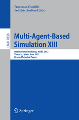 Multi-Agent-Based Simulation XIII - 