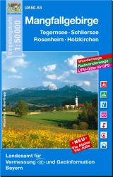 UK50-53 Mangfallgebirge - Landesamt für Digitalisierung, Breitband und Vermessung, Bayern; Landesamt für Digitalisierung, Breitband und Vermessung, Bayern