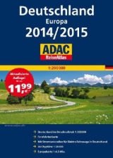 ADAC ReiseAtlas Deutschland, Europa 2014/2015 1:200 000 - 