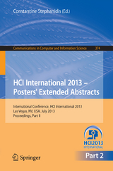 HCI International 2013 - Posters' Extended Abstracts - 