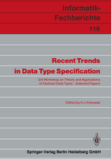 Recent Trends in Data Type Specification - 