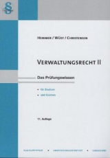 Verwaltungsrecht II - Karl-Edmund Hemmer, Achim Wüst, Ralph Christensen