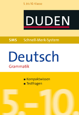 SMS Deutsch - Grammatik 5.-10. Klasse - Birgit Hock, Claudia Fahlbusch