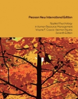 Applied Psychology in Human Resource Management: Pearson New International Edition - Cascio, Wayne; Aguinis, Herman