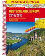 MARCO POLO Reiseatlas Deutschland 2014/2015 1:300 000, Europa 1:4 500 000 - 