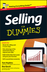 Selling For Dummies (UK), 2nd UK Edition - Ben Kench