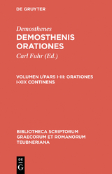 Orationes I–XIX continens -  Demosthenes