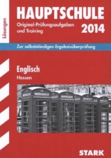 Abschluss-Prüfungsaufgaben Hauptschule Hessen / Lösungsheft zu Englisch 2014 - Menzel, Katharina