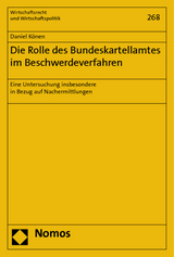 Die Rolle des Bundeskartellamtes im Beschwerdeverfahren - Daniel Könen