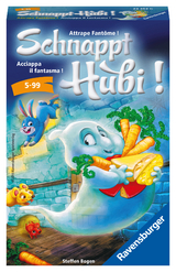 Ravensburger 23352 - Schnappt Hubi, Mitbringspiel für 2-4 Spieler, Kinderspiel ab 5 Jahren, kompaktes Format, Reisespiel, Brettspiel - Steffen Bogen