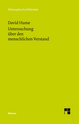 Eine Untersuchung über den menschlichen Verstand - David Hume