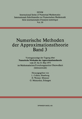 Numerische Methoden der Approximationstheorie/Numerical Methods of Approximation Theory -  Meinardus,  Collatz,  Werner