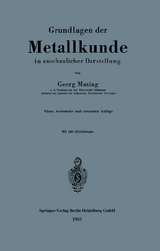 Grundlagen der Metallkunde in anschaulicher Darstellung - Georg Masing