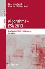 Algorithms – ESA 2013 - 