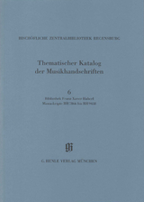 KBM 14, 6 Bibliothek Franz Xaver Haberl, Manuskripte BH 7866 bis BH 9438 - Johannes Hoyer, Paul Mai