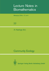 Community Ecology - 