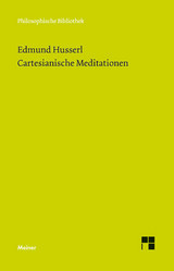 Cartesianische Meditationen -  Edmund Husserl