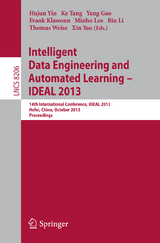 Intelligent Data Engineering and Automated Learning -- IDEAL 2013 - 