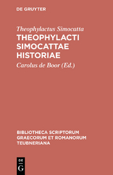 Theophylacti Simocattae historiae -  Theophylactus Simocatta