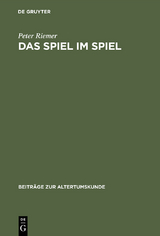 Das Spiel im Spiel - Peter Riemer