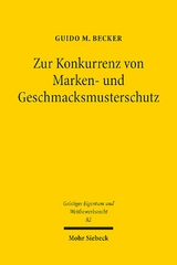 Zur Konkurrenz von Marken- und Geschmacksmusterschutz - Guido M. Becker