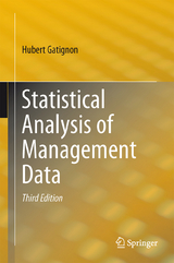 Statistical Analysis of Management Data - Gatignon, Hubert