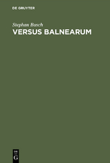 VERSUS BALNEARUM - Stephan Busch