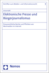 Elektronische Presse und Bürgerjournalismus - Jonas Kahl