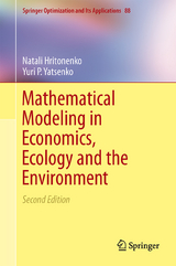 Mathematical Modeling in Economics, Ecology and the Environment - Hritonenko, Natali; Yatsenko, Yuri