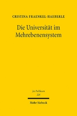 Die Universität im Mehrebenensystem - Cristina Fraenkel-Haeberle