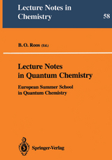 Lecture Notes in Quantum Chemistry - 